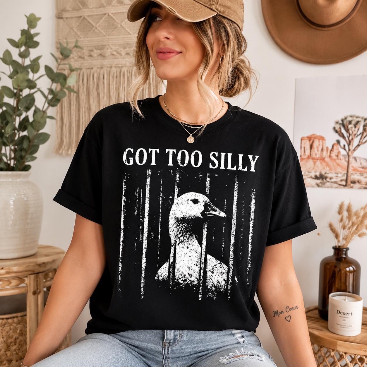 Got Too Silly Goose Shirt, Funny Goose Graphic Tee, Goose Jail T-Shirt, Meme Shirt, Unisex Fit Graphic Tee, Funny Animal Shirt