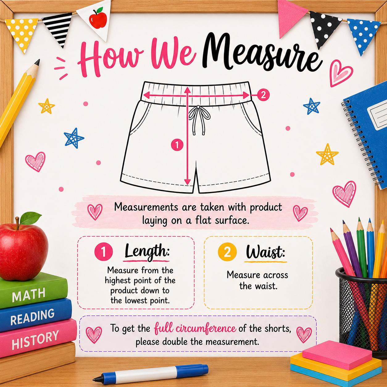RESTOCKED! Girls Pink Striped Glitter Pencil Short Set, Toddler Back to School Outfit, First Day of School Outfit, Pencil Shirt & Shorts Set
