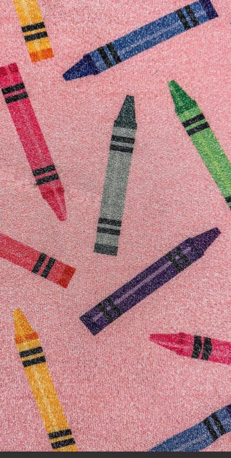 Mom & Me Pink Glitter Crayon Dress | Teacher Dress | Back to School Outfit | First Day of School Dress | Mommy And Me Matching | Preschool