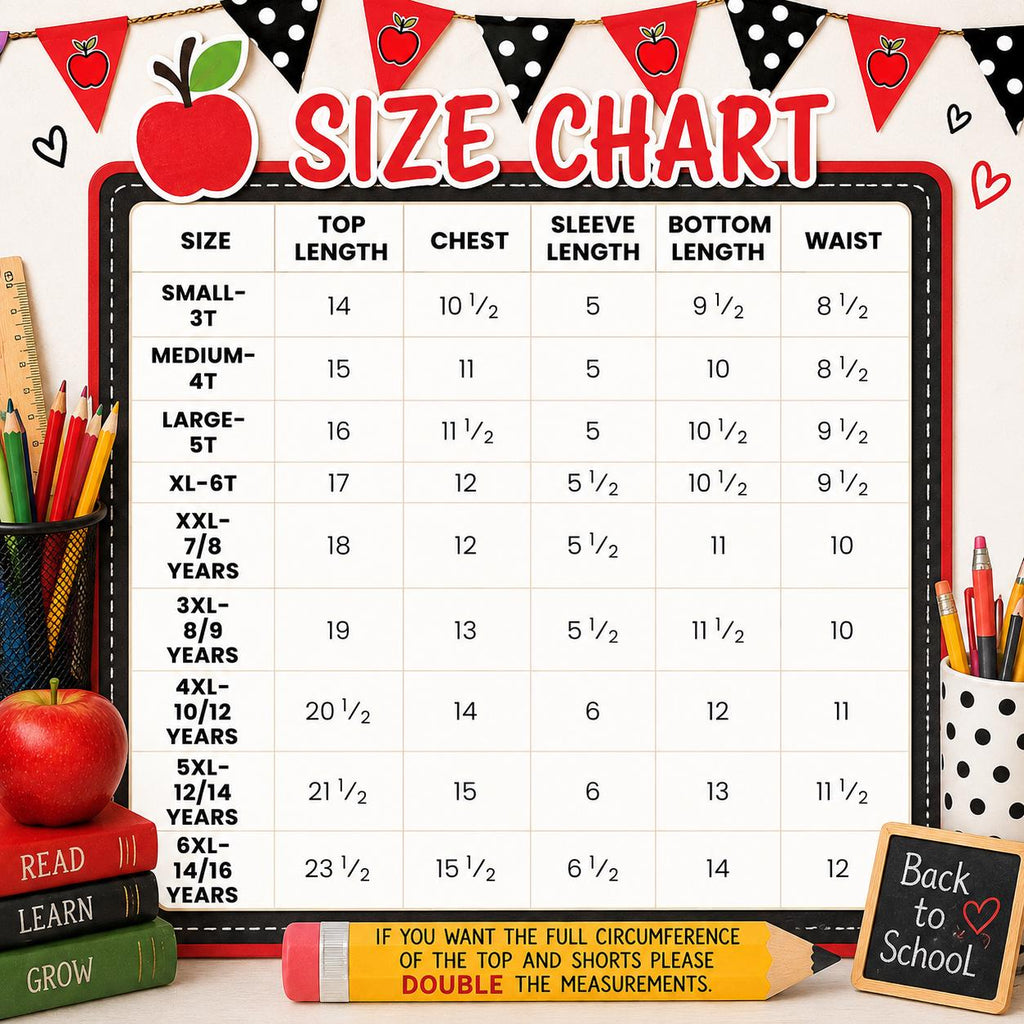RESTOCKED! Girls Striped Apple Corduroy Short Set, Toddler Back to School Outfit, Leopard, First Day of School, 3T-14Y