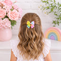 RESTOCKED! Rainbow Hair Bow, 3 Inch Boutique Bow, Girls Hair Bow, Toddler Hair Accessory, Baby Bow, Rainbow Boutique Bow, Colorful Bow